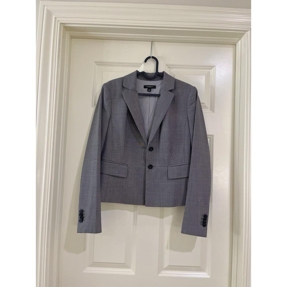 ann taylor women wool blend blazer size 2